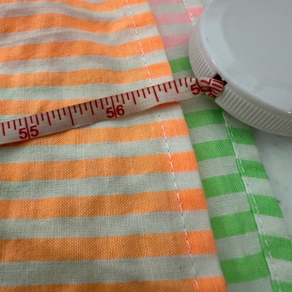DAVI & DANI Colorful plaid mismatched Striped Maxi Dress smocked back zip up - Picture 13 of 14